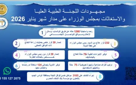 رئيس الوزراء يعزز جهود اللجنة الطبية العليا ومتابعة الاستغاثات بمجلس الوزراء