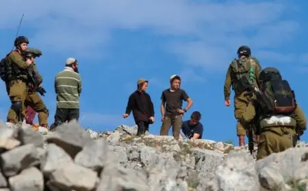 مستوطنون إسرائيليون يقتحمون بلدة قصرة في جنوب نابلس ويثيرون قلق السكان