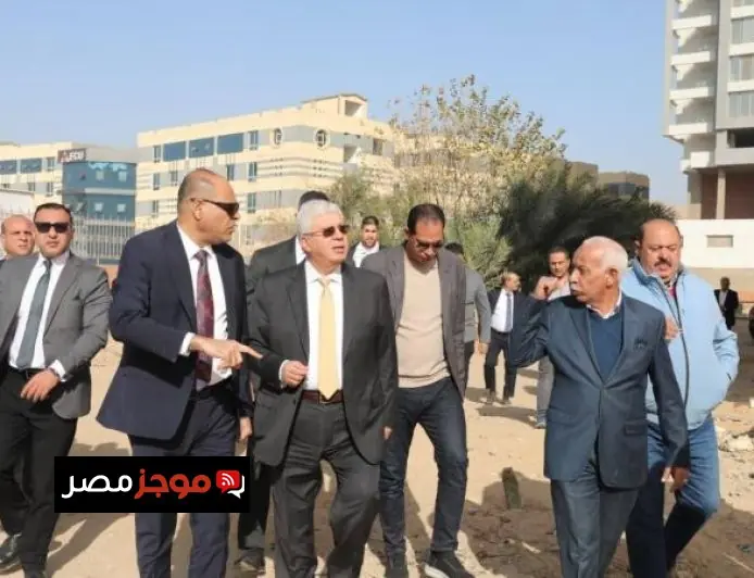زيارة وزيري التعليم العالي والعمل لمنشأة تعليمية لتحويلها إلى جامعة تكنولوجية جديدة