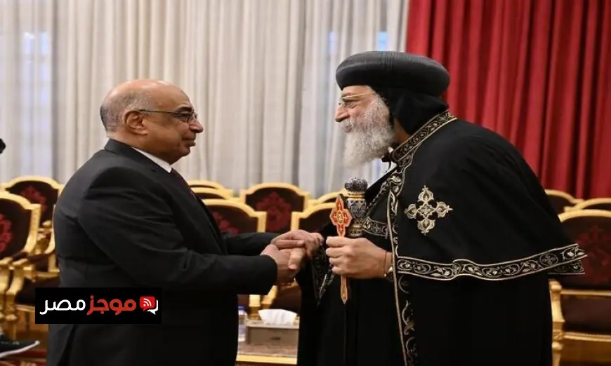 وزير العدل يتفقد الكاتدرائية المرقسية للاحتفال بعيد الميلاد المجيد بالصور