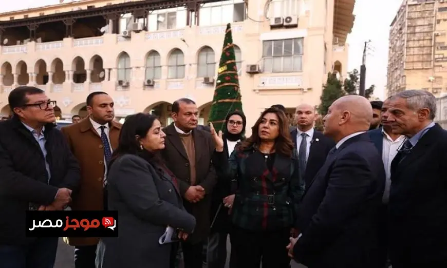 وزيرة التنمية المحلية ومحافظ القاهرة في جولة تفقدية لتطوير شارع إبراهيم بالكوربة صور جديدة
