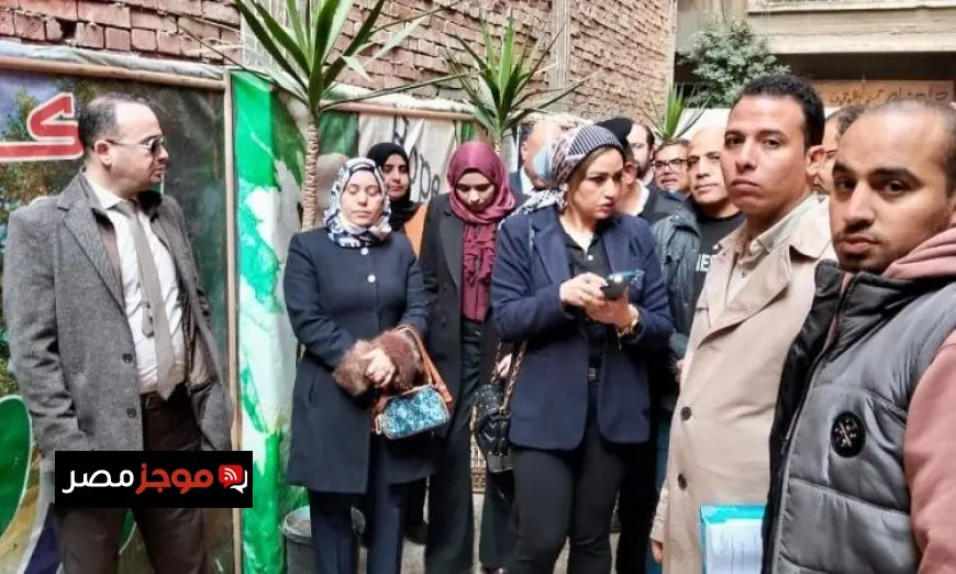 صور تكشف عن زيارة النيابة الإدارية لموقع حريق مركز علاج الإدمان في بنها