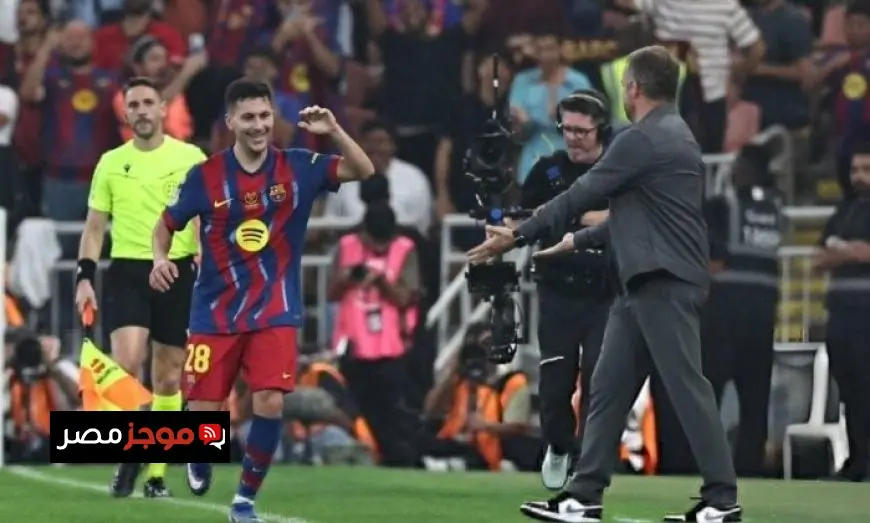 برباعية ساحقة برشلونة يتقدم على بلباو في الشوط الأول لمباراة السوبر الإسباني