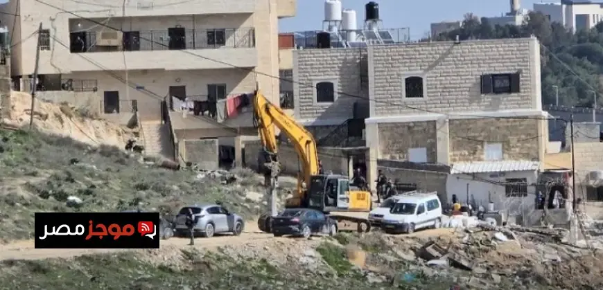 الاحتلال ي demolish منزلين في منطقة التعاون العلوي بنابلس ويثير ردود فعل واسعة