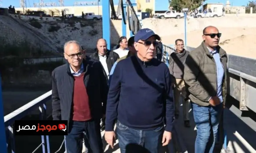 سويلم يقوم بجولة تفقدية للمنظومة المائية في البحيرة وأعمال السدة الشتوية بالإسكندرية