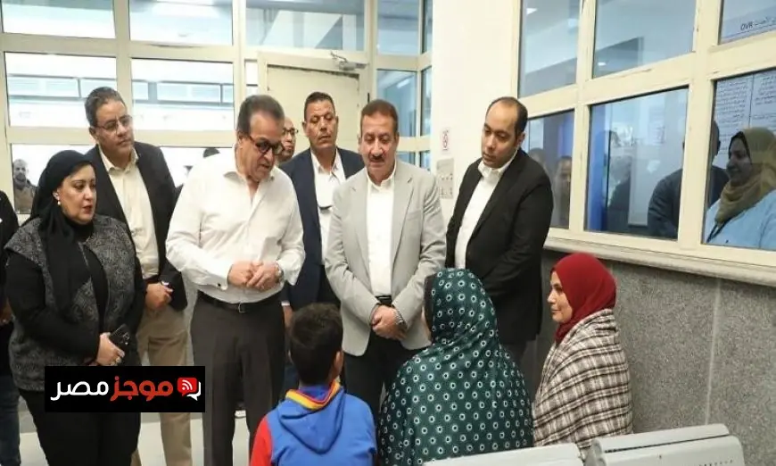 وزير الصحة يقوم بجولة تفقدية في مستشفيات المنوفية ويعرض صوراً حصرية