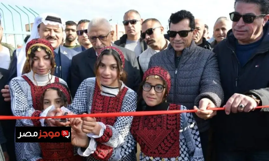 وزير الشباب والرياضة يطلق مشروع تطوير مركز شباب مدينة الشيخ زويد بالصور