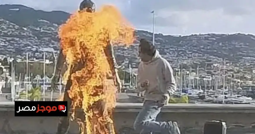 احتجاجات تشعل جزيرة ماديرا بحرق تمثال كريستيانو رونالدو