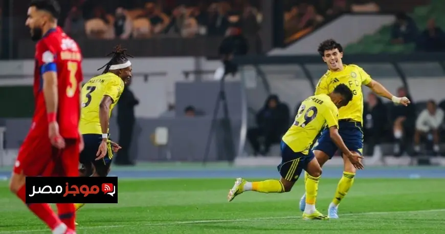 النصر يسيطر على ضمك في الشوط الأول بهدف رائع من غريب