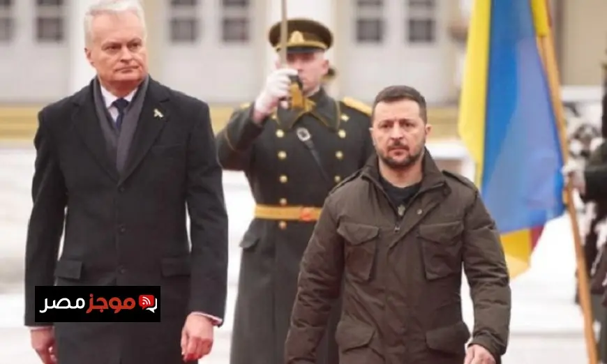 زيلينسكي ورئيس ليتوانيا يتبادلان الآراء حول القضايا السياسية المشتركة