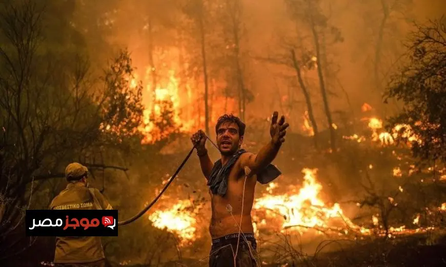 مأساة في اليونان فقدان خمسة أشخاص نتيجة حريق مدمر