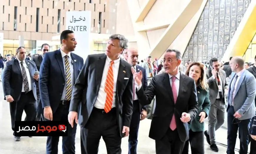 زيارة نائب وزير الخارجية الأمريكي ونظيره الطاجيكستاني إلى المتحف الكبير تعزز التعاون الثقافي بين البلدين