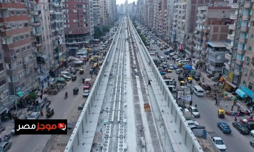 النقل تكشف عن أحدث صور جوية تقدم أعمال المرحلة الأولى لمترو الإسكندرية