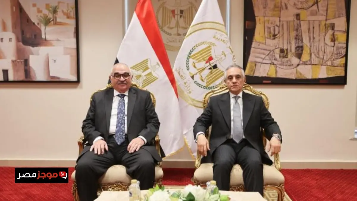 وزير العدل يستقبل رئيس هيئة قضايا الدولة تهنئة بتوليه منصبه الجديد صور