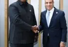وزير الخارجية يناقش مع نظيره الجامبي تعزيز العلاقات الثنائية بين البلدين
