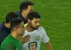 مصطفى شلبي يتألق بتسجيل هدف للبنك أمام الأهلي احتفالاً بشعار الزمالك فيديو