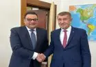 سفير مصر في براغ يناقش strengthening العلاقات الثنائية مع رئيس وزراء جمهورية التشيك