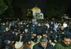 35 ألف مصل يحضرون صلاة العشاء والتراويح في المسجد الأقصى المبارك