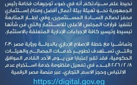 مصر الرقمية تطلق نظام شهادة عدم الالتباس وخدمات حجز الاسم التجاري عبر الإنترنت