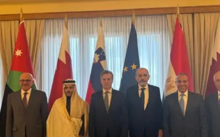 وزير الخارجية يناقش التطورات الإقليمية والدولية مع رئيس وزراء سلوفينيا