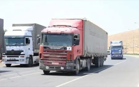 انطلاق عبور الشاحنات الأردنية إلى تركيا واليونان عبر معبر باب الهوى – جيلفاغوز