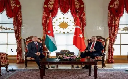 ملك الأردن والرئيس التركي يؤكدان أهمية الحلول السلمية لتهدئة التوترات مع إيران