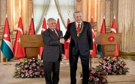 بيان مشترك يؤكد تعزيز الشراكة الأردنية التركية والتنسيق حول القضايا الإقليمية