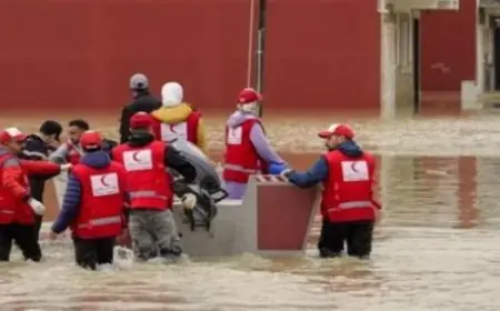 مصرع 6 أفراد بسبب الفيضانات المدمرة التي اجتاحت مدينتي طنجة وتطوان في المغرب
