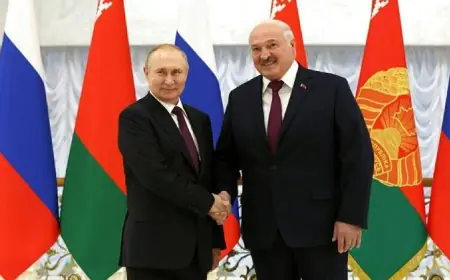 مكالمة هاتفية بين بوتين ولوكاشينكو لبحث القضايا الدولية الهامة