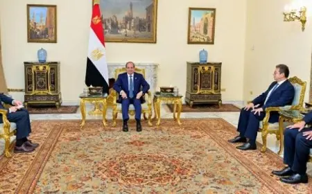 الرئيس السيسي يعلن التزام مصر بتعزيز التعاون السياسي والأمني مع روسيا