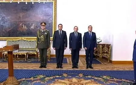 تأدية الوزراء الجدد اليمين الدستورية أمام الرئيس السيسي تعزز الحكومة المصرية الجديدة