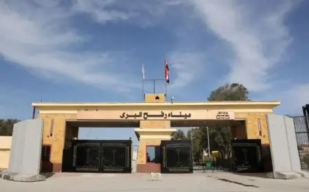 الدفعة التاسعة من المصابين الفلسطينيين تصل ميناء رفح للعلاج في مستشفيات مصر