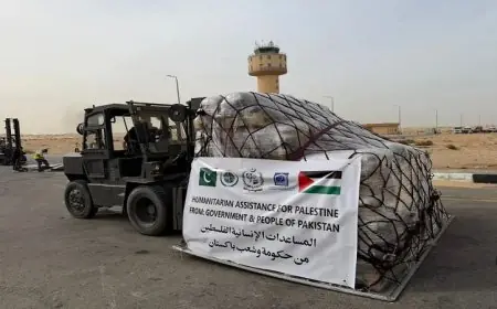 باكستان تطلق شحنة جديدة من مساعدات الإغاثة لإنقاذ قطاع غزة