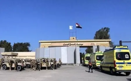 معبر رفح البري يستقبل 43 جريحًا ومريضًا مصاحبين في خطوة إنسانية هامة