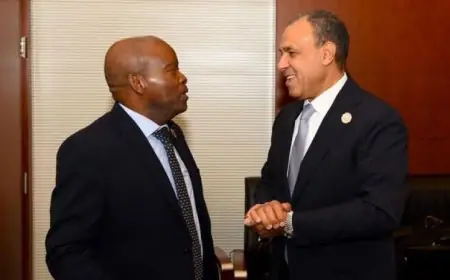 عبد العاطي يجتمع مع مفوض الاتحاد الأفريقي للزراعة والتنمية الريفية لتعزيز التعاون الزراعي