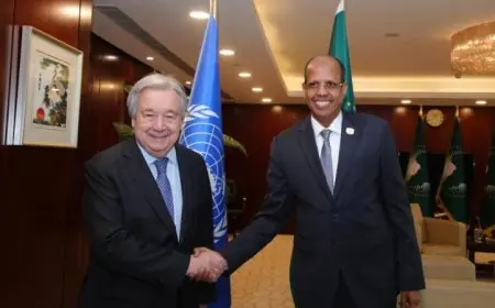 رئيس مفوضية الاتحاد الأفريقي يؤكد تعزيز التعاون من خلال الشراكة مع الأمم المتحدة