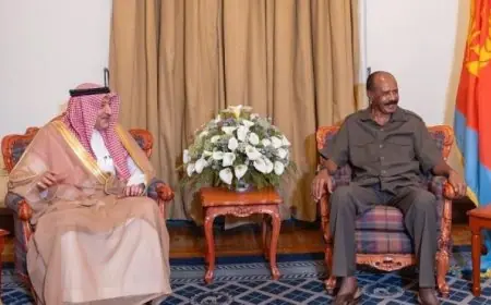 السعودية وإريتريا تناقشان سبل تعزيز التعاون الثنائي ودعم القضايا الإقليمية والدولية