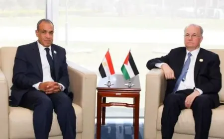 وزير الخارجية يتشاور مع رئيس وزراء فلسطين خلال القمة الأفريقية في أديس أبابا