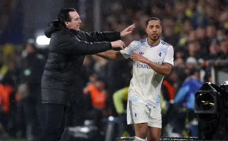 أسباب دفع أوناي إيمري مدرب أستون فيلا لنجم الفريق يوري تيليمانس