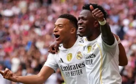 تشكل ريال مدريد المتوقع لملاقاة فياريال في الدوري الإسباني بقيادة مبابي في الهجوم