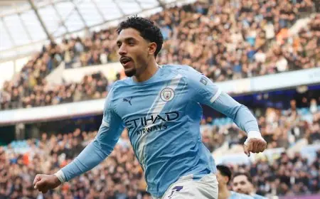 عمر مرموش يسجل أول أهدافه مع مانشستر سيتي في الدوري الإنجليزي هذا الموسم