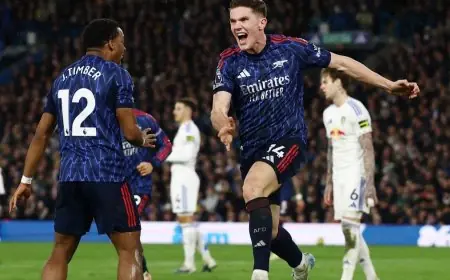 أرسنال يستعيد نغمة الانتصارات في الدوري الإنجليزي بفوز مثير على ليدز