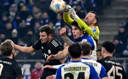 بايرن ميونيخ يتعادل مع هامبورغ في الدوري الألماني ويواصل سلسلة التعثر