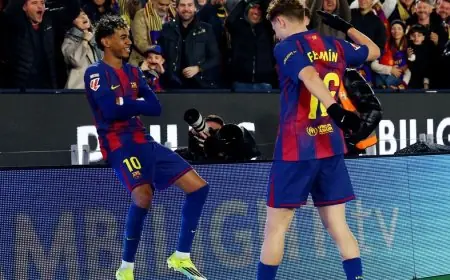 لامين يامال يُسجّل إنجازاً مُذهلاً يُعادل رقم كيليان مبابي في القرن الحادي والعشرين