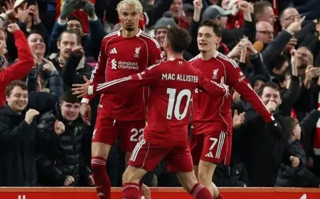 إيكيتيكي يقود ليفربول نحو انتصار ساحق على نيوكاسل ويحقق صلاح إنجازاً تاريخياً