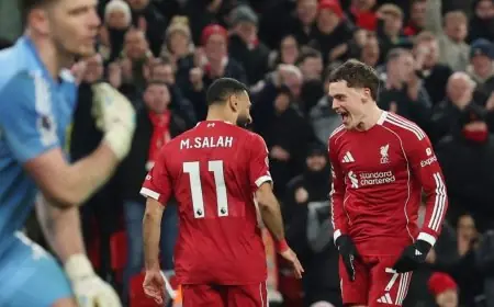 محمد صلاح يحقق إنجازاً تاريخياً في الدوري الإنجليزي بتسجيل 10 أهداف و10 تمريرات حاسمة