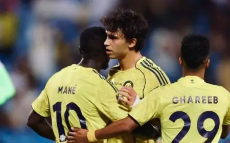 النصر يتصدر الدوري السعودي بعد انتصاره المثير على الرياض