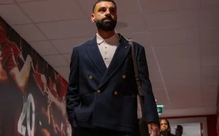 محمد صلاح يتطلع لتحطيم الرقم القياسي الجديد أمام مانشستر سيتي في حضور مرموش