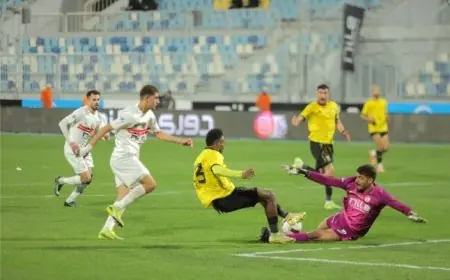 عمر السعيد يسجل هدف التعادل الثاني لكهرباء الإسماعيلية في مرمى الزمالك فيديو