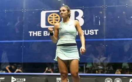 هانيا الحمامى تواصل تألقها وتتأهل إلى نصف نهائى بطولة ويندى سيتى المفتوحة للاسكواش